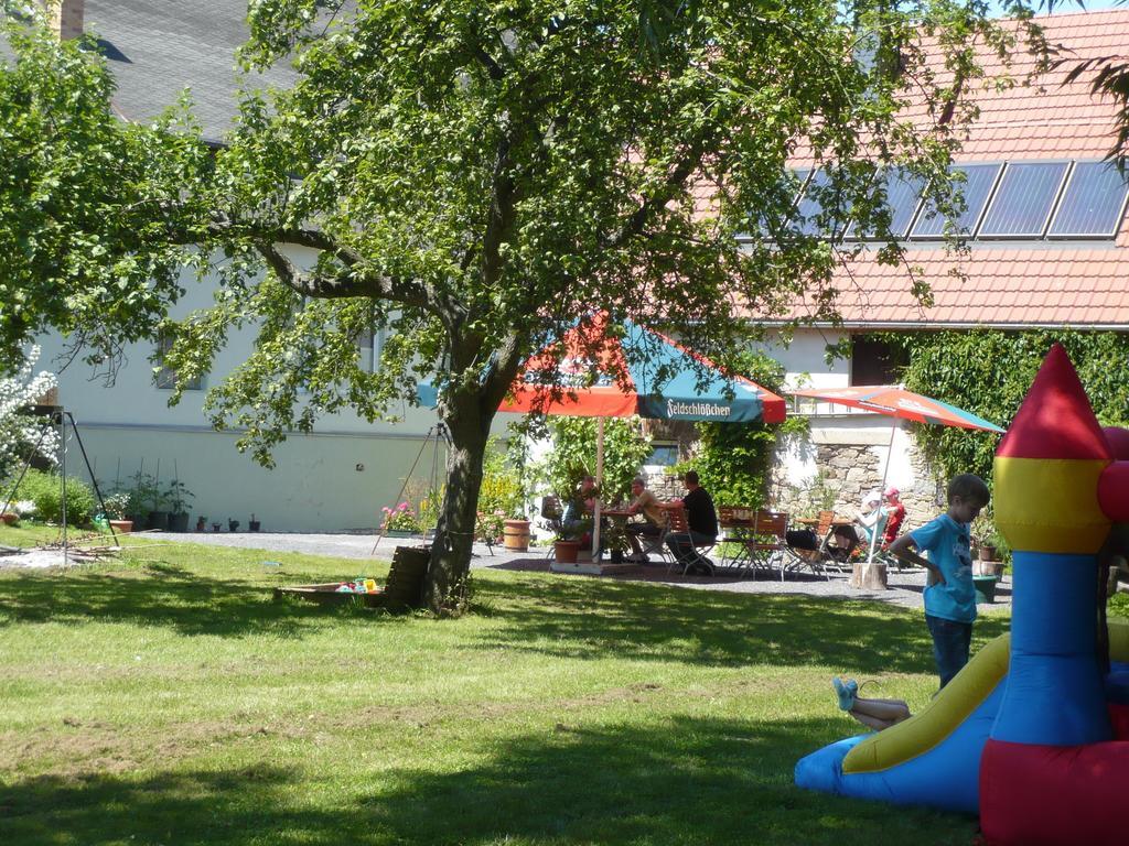 Pension Zum Hirsch Göda Dış mekan fotoğraf
